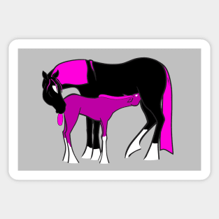 Mare and Foal 2 Sticker